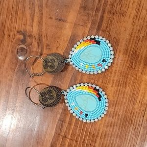 Serape earrings